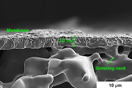 Research on preparation and characterization of Ti-Ti5Si3 gradient composite porous material via in-situ reactive process